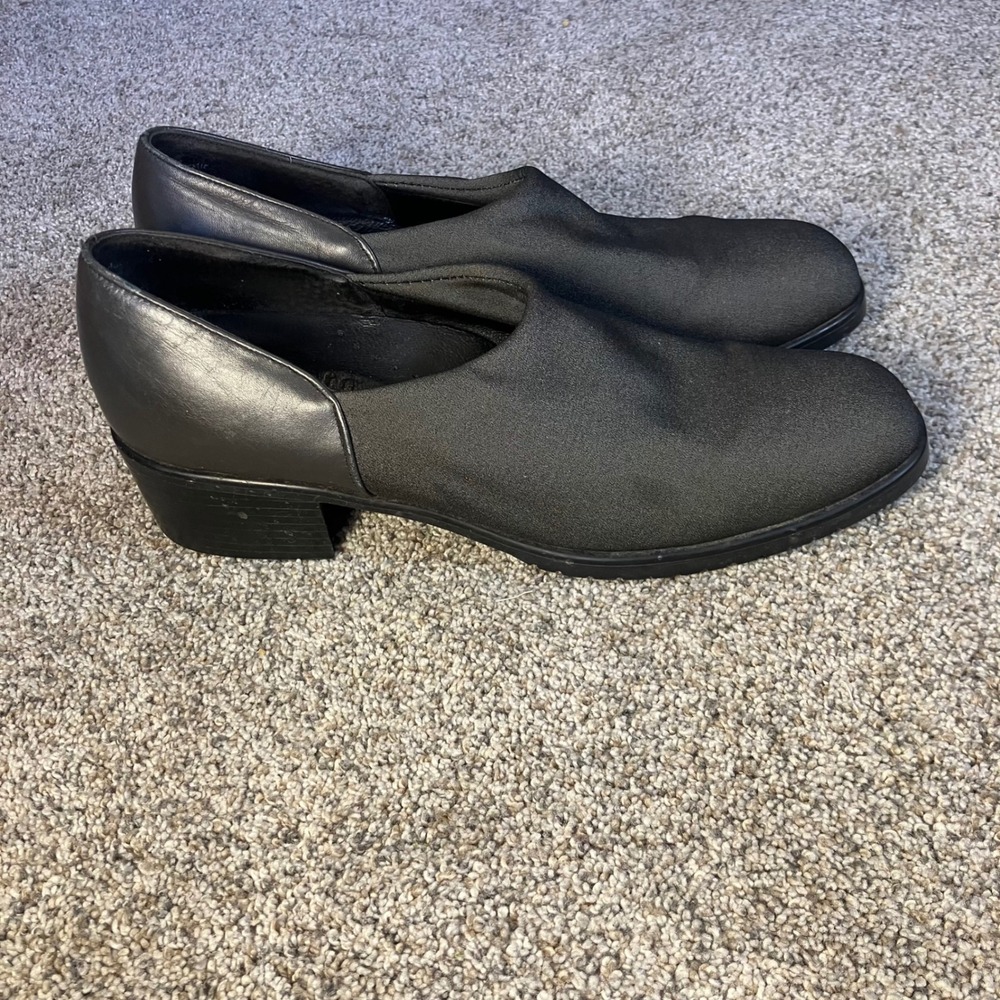 Munro Traveler Gray Microficrofiber Slip On Orthopedic Walking Shoe Women 8.5 N